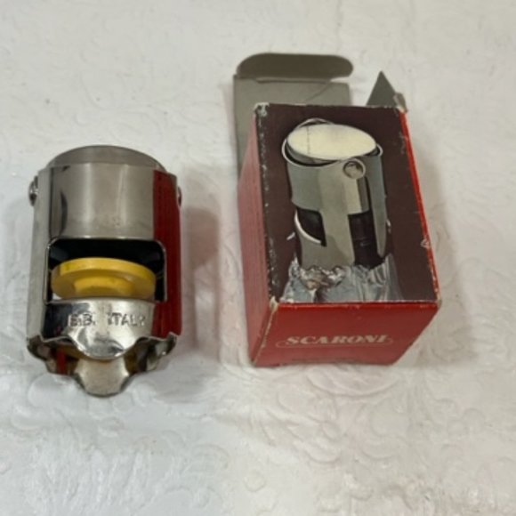 VTG Tappo Champagne Bottle Stopper Scaroni Made in Italy 2" - Picture 2 of 8